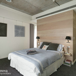 现代简约四居室卧室装修效果图