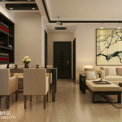 中式风格家庭餐桌椅装修图片