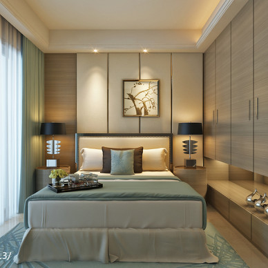 现代小房间卧室简单装修设计图
