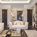 新古典风格家庭客厅装修效果图欣赏