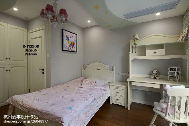 法式新古典儿童卧室设计效果图