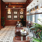 中式咖啡厅装修效果图片