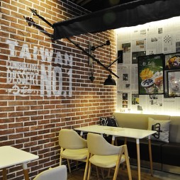 咖啡厅背景墙装修效果图