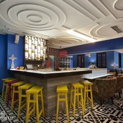 希腊风格高级餐厅吊顶装修效果图