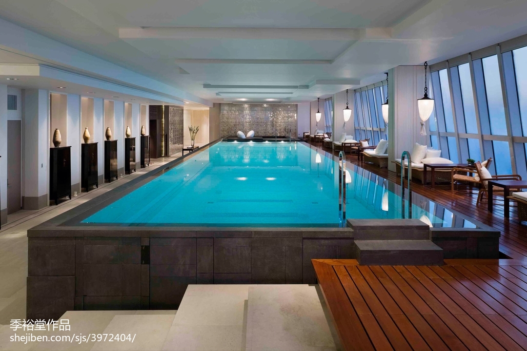 高级酒店游泳池装修图片