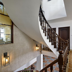 别墅美式楼梯装修效果图