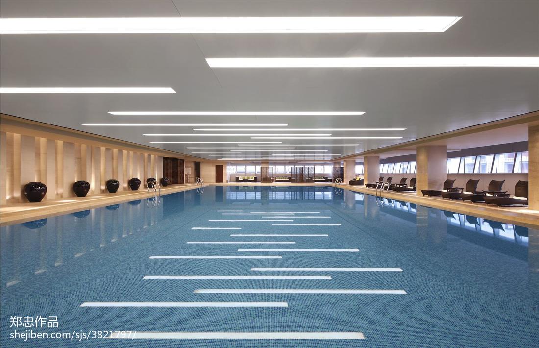 威斯汀酒店游泳池设计效果图