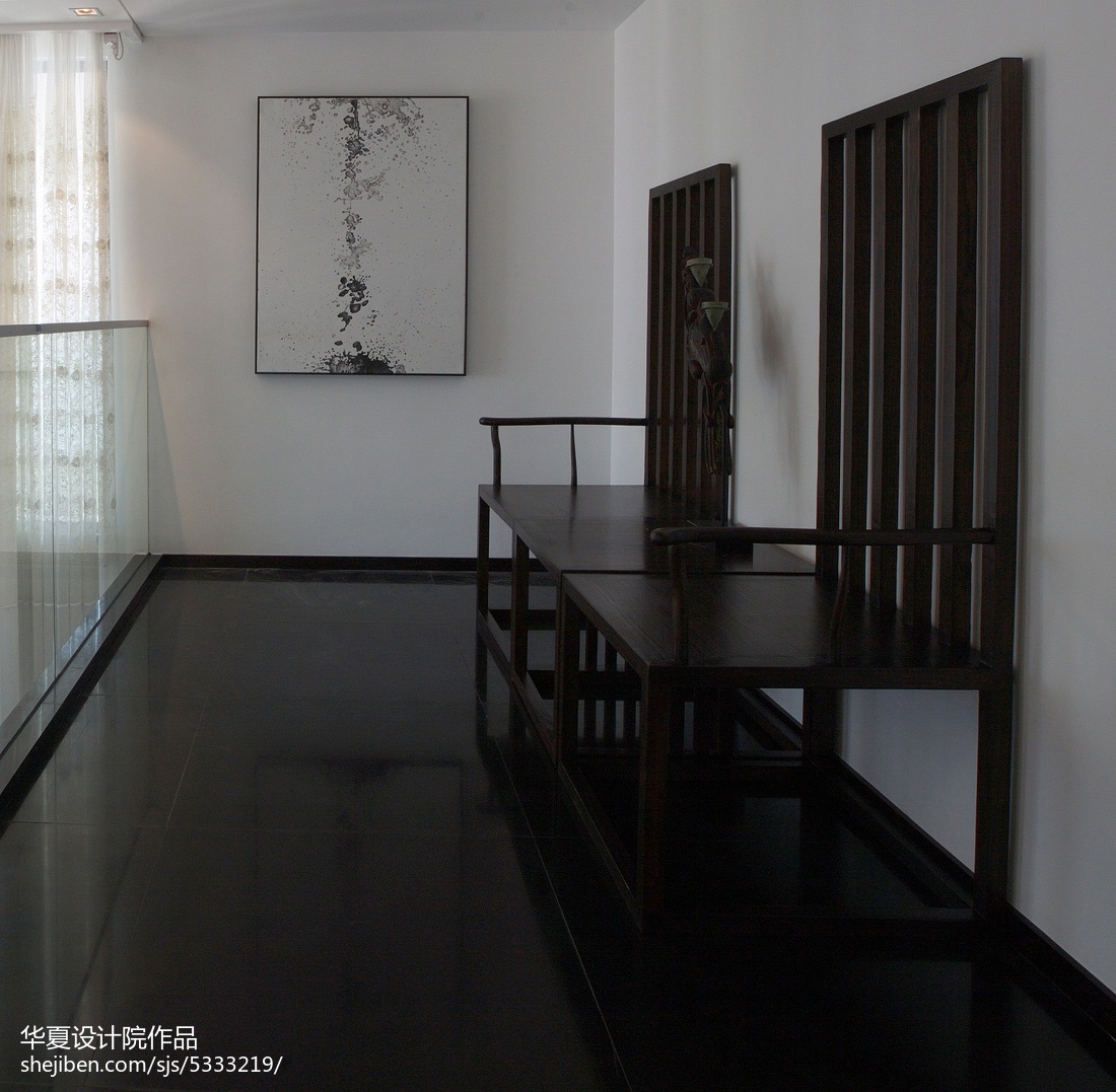 湖南邵阳现代中式样板间室内设计_2112499