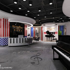 凯笙钢琴展厅设计效果图