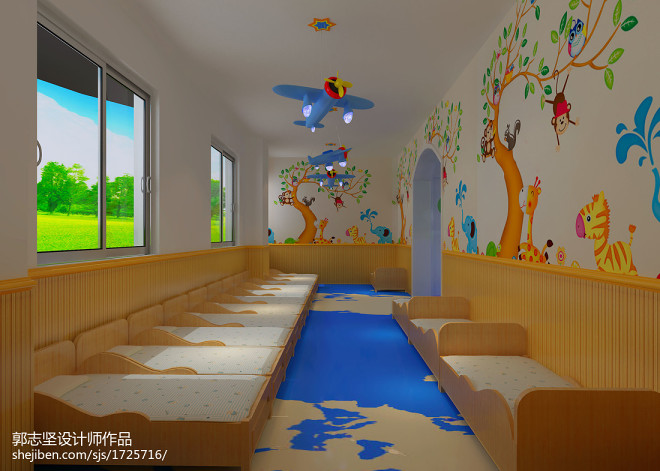 幼儿园背景墙设计效果图