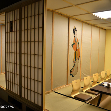 日式餐厅包房设计效果图