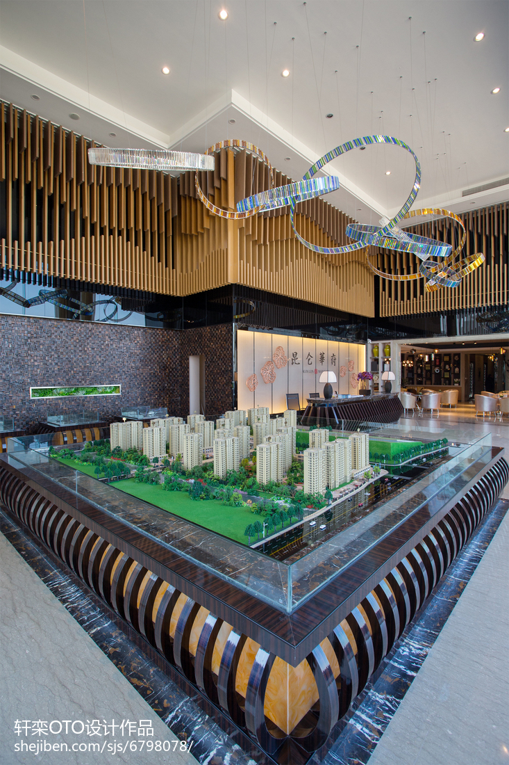良渚新城售楼中心楼盘模型设计