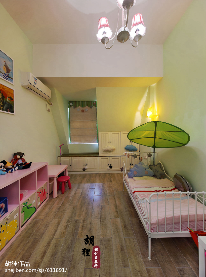 北欧风趣味儿童房装修效果图
