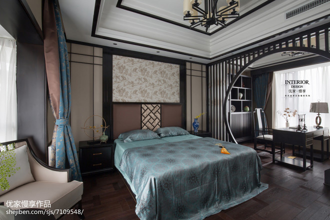 中式风格卧室设计案例