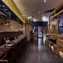 工装千与千寻日本料理餐厅效果图