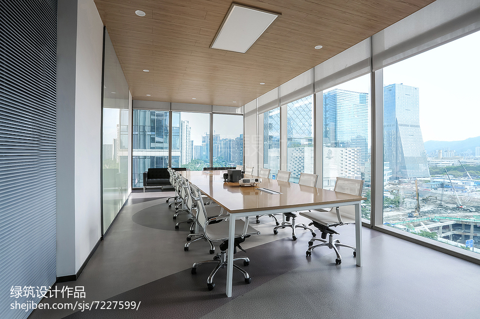 深圳湾1号办公空间会议室设计