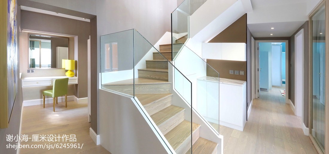 家装简约风格复式楼梯效果图