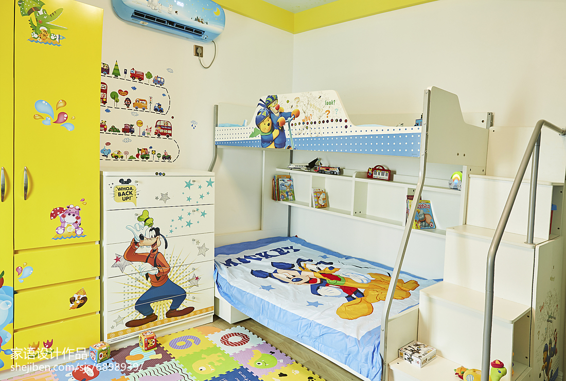 现代风格童话般儿童房设计