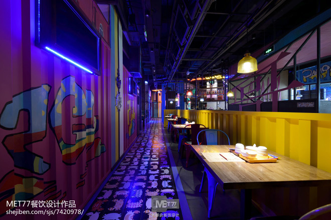 杭州胖哥俩餐厅过道设计案例