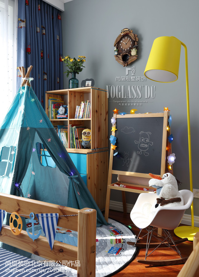 家居现代风格创意儿童房布置