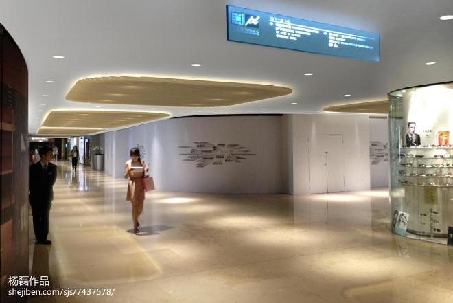 北京银泰中心地下1层公共区域设计_2
