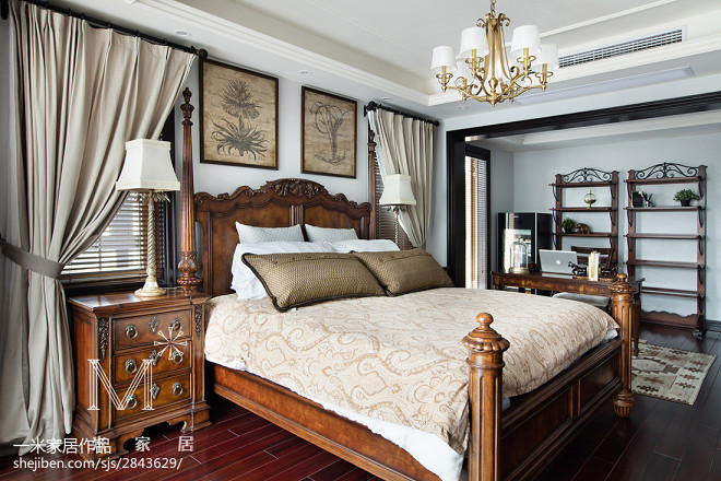 古典美式卧室装修