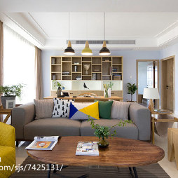 【126m²现代简约】用木质家具打底，营造温馨舒适的氛围。_2509351