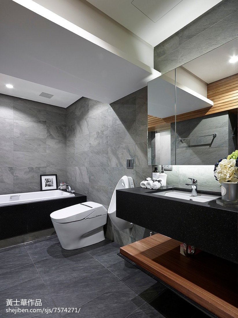 现代风格三居室卫浴设计装修