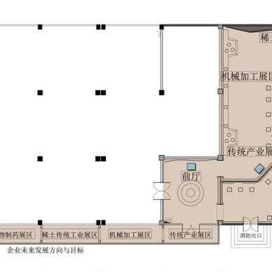 赣州经济开发区企业产业展厅室内装修设计方案（深化篇）_2578685