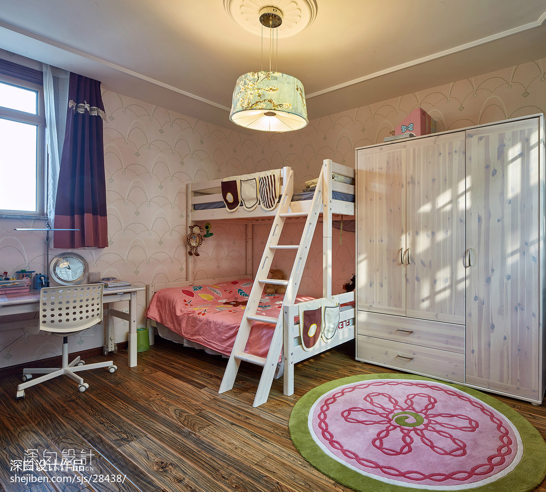 休闲中式风格儿童房装修