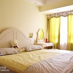 暖色系美式风格卧室设计