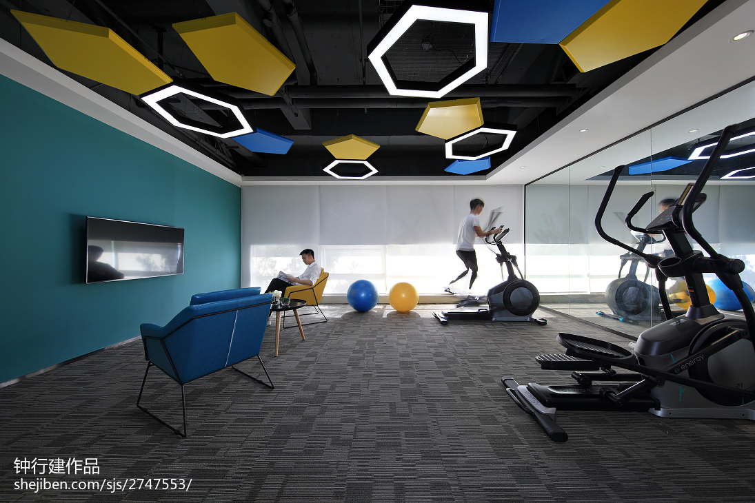 东银创新工场健身休闲室设计图