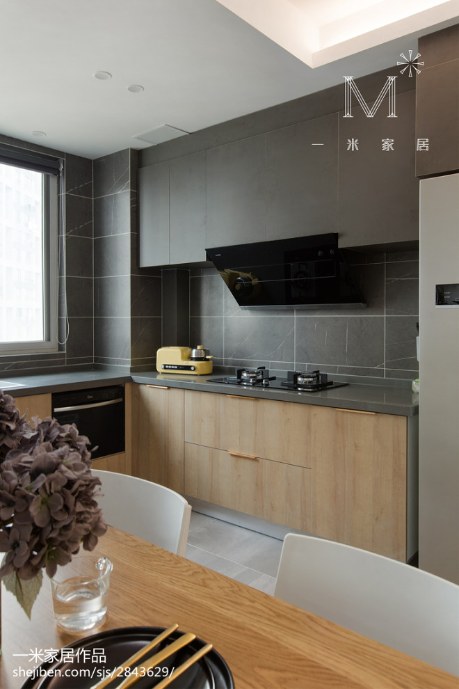 120m²北欧风格厨房设计图
