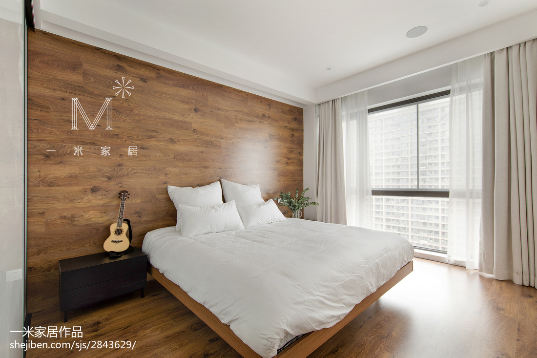88m²现代台湾风卧室设计图