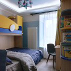 温馨简约儿童房设计效果图