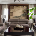 中式别墅客厅沙发设计图