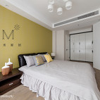 130m² 现代简约三居卧室设计图