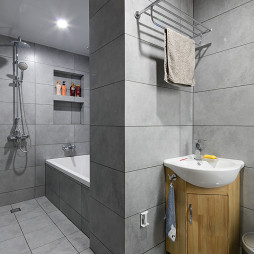 北欧复式卫浴设计图片
