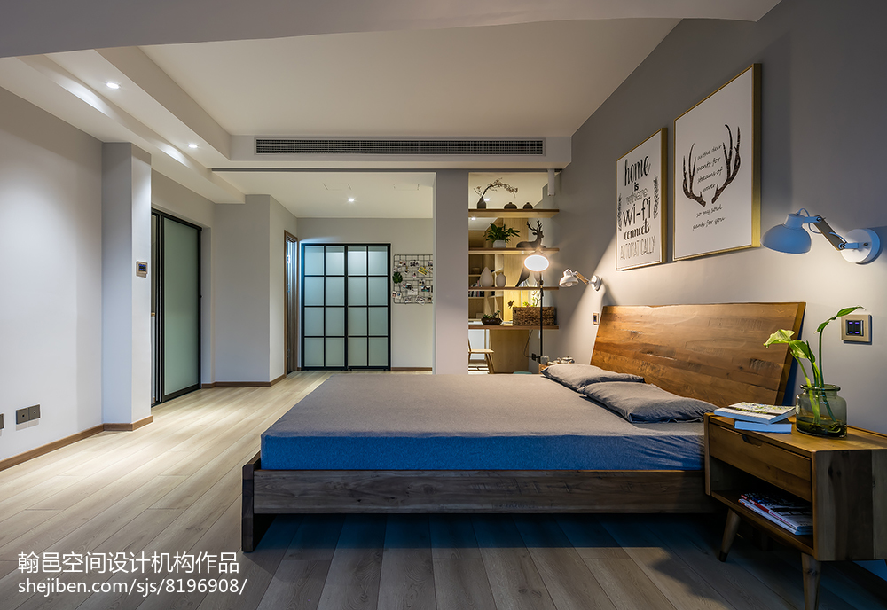 北欧风格复式卧室设计图片