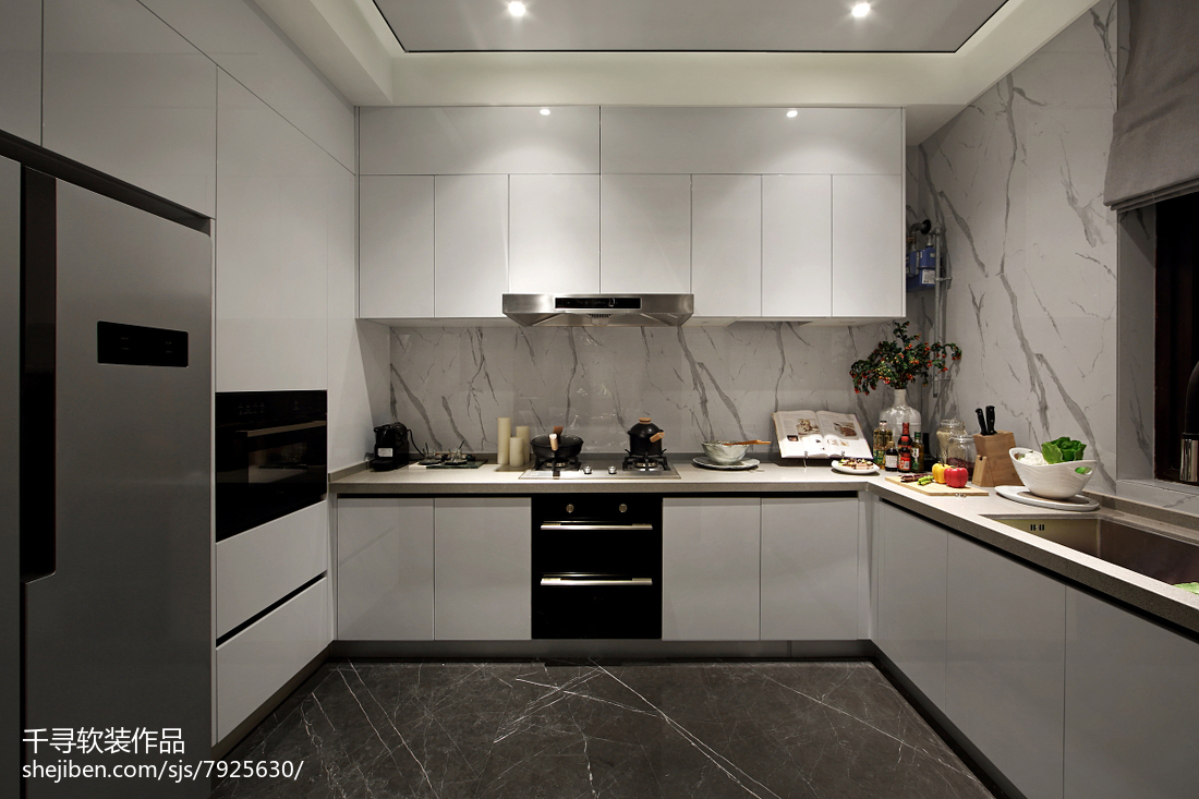 现代豪宅厨房设计图片