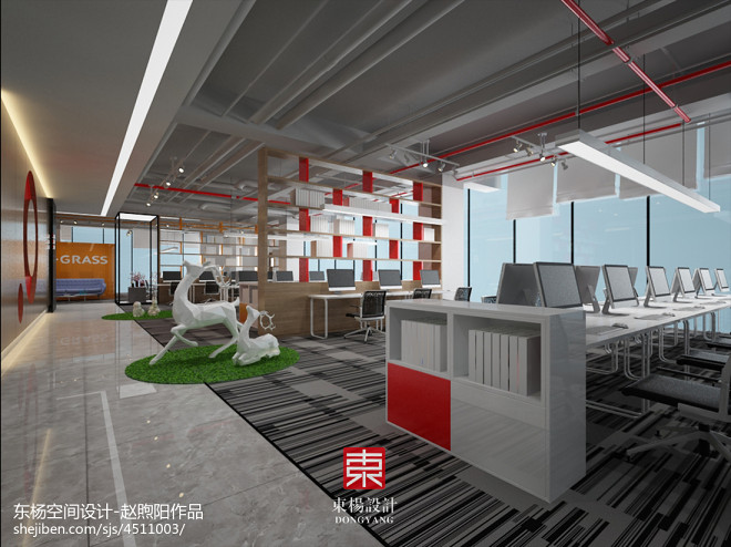 赵煦阳设计作品-生态科技公司办公空间