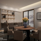 清新现代三居餐厅设计