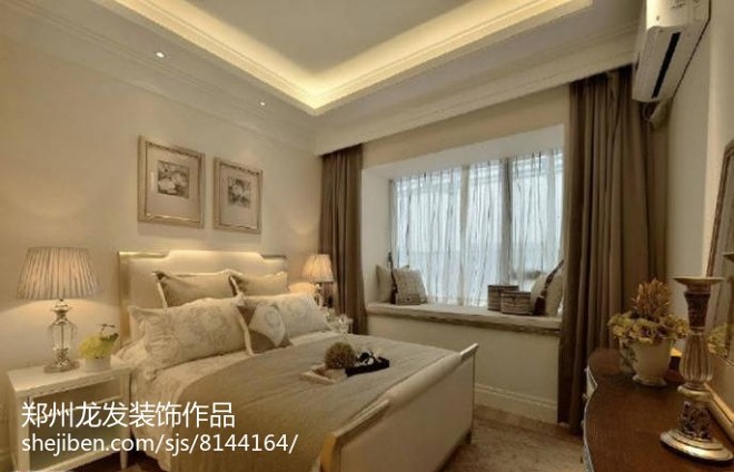郑州南熙福邸三室两厅简约风格装修设计