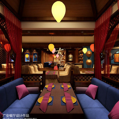 阿玉莲越南餐厅-广安主题餐厅设计装修_3039708