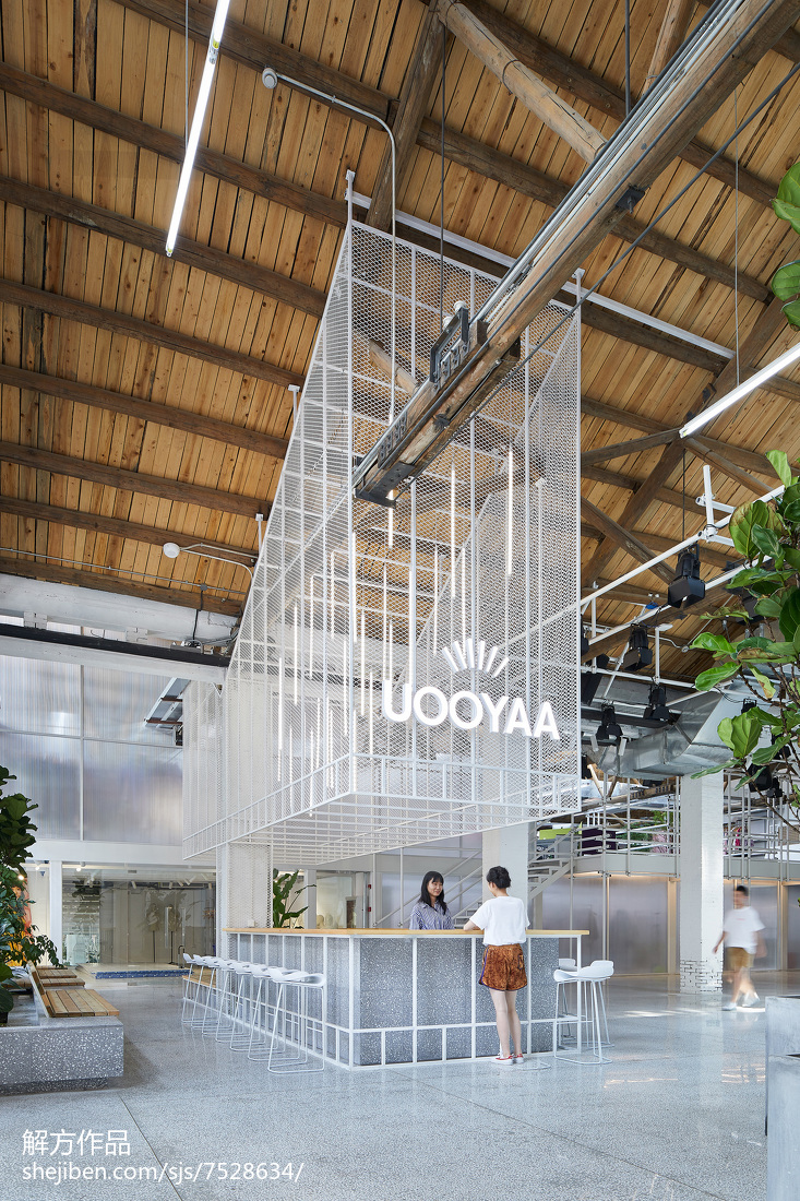 UOOYAA品牌办公室吊顶设计图
