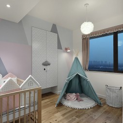 清新日式儿童房设计图片