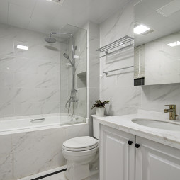 美式二居卫浴设计图片