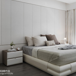 灰色系现代卧室设计图片