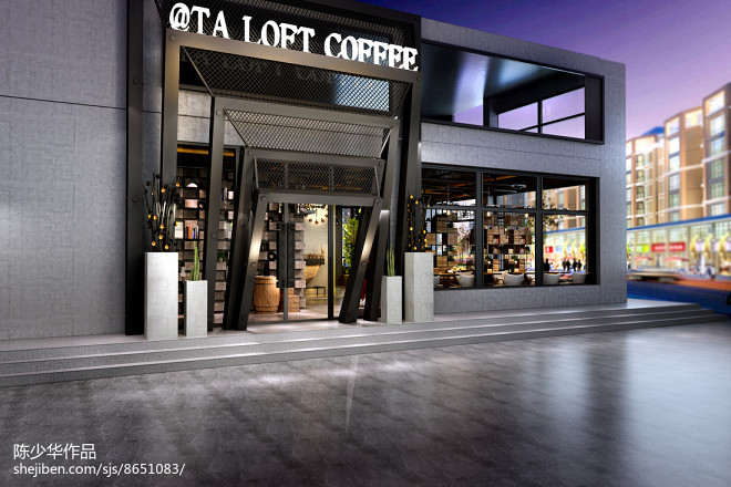 @Ta--loft风咖啡馆设计方案_