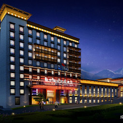 红专星级酒店设计新作：康定锅庄温泉星级酒店_3277710